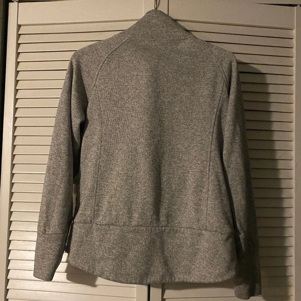 Heather Grey Zip Jacket - Picture 2 of 2